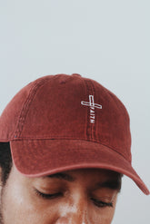 Christian Hat Faith Cross Distressed Vintage Hat EternalChristianTees